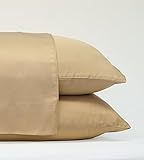 Cariloha Classic Bamboo Pillow Cases by 2 Piece Pillowcase Set - Softest Pillow Cases - 100% Viscose from Bamboo (Standard, Sandy Shore)