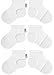 Sock Ons Clever Little Things That Keep Baby 3 Pack - White, 6-12 Months