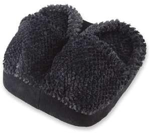 Spa Foot Massager Black Micro Fabric Cushion Massage