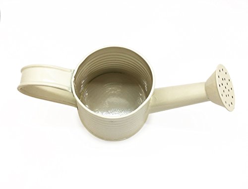 WitnyStore Watering Pot Metal Vintage Garden Sprinkler Nozzle Flower Supply Sprayer Small Holes (Cream) - Thumbnail 6