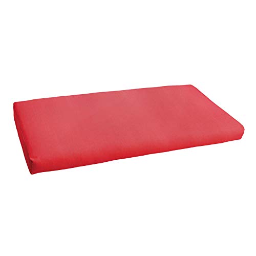 Sorra Home Sunbrella Bristol Bench Cushion with Round Front - Fade & Water Resi…