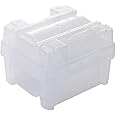 4" or 100mm Wafer Sample Box Wafer Cassette, Wafer Carrying Tray, for Silicon 25 Slots, Sapphire, SiC Substrate Storage (Pack of 1 pc)
