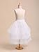 Remedios Prom Dress Children Petticoat Underskirt Girl Half Slip Crinoline WhiteChild(waist ca 18-31inch)