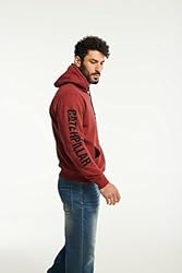 Cat Men's Trademark Banner Hoodies Featuring Logo