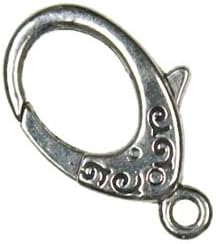 Bulk Buy: Cousin Beads Jewelry Basics Deco Lobster Clasps 2/Pkg (3-Pack)