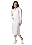 Adar Universal Double Embroidered Collar Scrub Dress