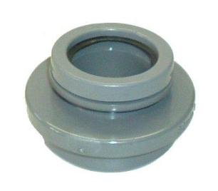 Brett Martin BW4G Grey 110mm Soil Pipe 32mm Boss Adaptor for Solvent-Weld Waste. - for Use with 110mm Soil PipeFittings.