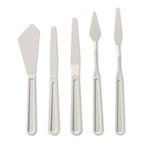 Reeves Plastic Paint Knives, Set of 5 - Thumbnail 2