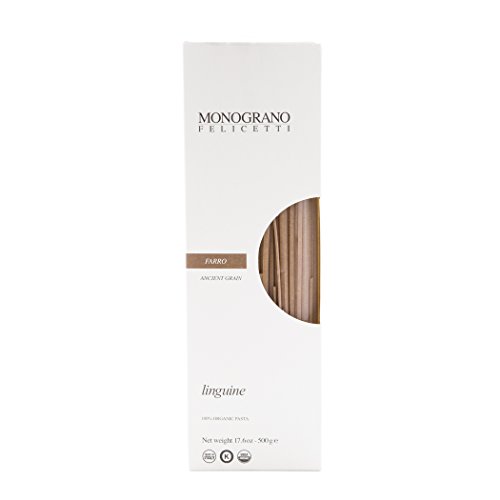 Organic Farro linguine Selezioni Monograno Pasta by Felicetti - 2 Pack