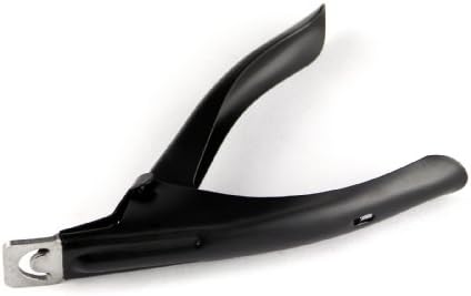 USAMZ909 Acrylic Nail Gel False Clipper Edge Cutter Tips 3-Way Acrylic Manicure Tool Black