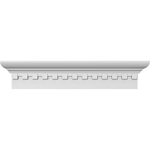 Endurathane Strickland Crosshead w/Dentil Trim, 70" Bottom Width x 74 3/4" Top…