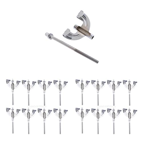 LoveinDIY 16x Durable Bass Drum Claws Hook