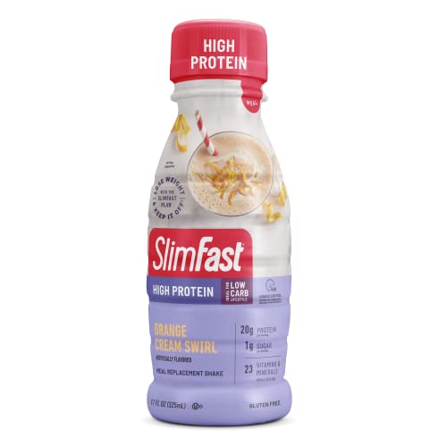 SlimFast Advanced Nutrition High Protein Meal Replacement Shake, Orange