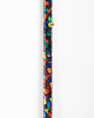 Derby Handle Cane by RMS | Walking Cane with Comfort Grip Handle | Adjustable Height, Lightweight Walking Stick Mobility Aid (Candy) - Thumbnail 2