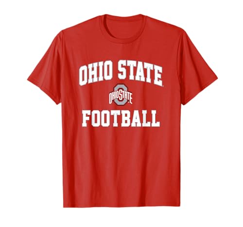 Ohio State Buckeyes Football Walker 76 Red T-Shirt