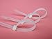 Heavy Duty Nylon Zip Ties / Self-Locking Cable Ties. Packs of 100,6 Inch (15cm) Long,Black &White (White)