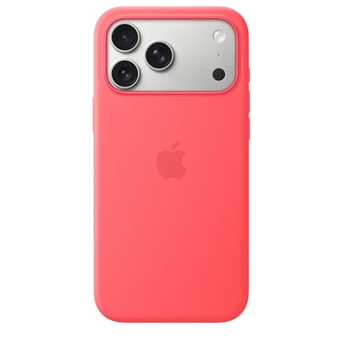 Apple iPhone 17 Pro Max Silikon Case mit MagSafe - Guavepink 