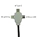 Multiple USB Adapter Charging Cable 6ft(1.83M) 3 in 1 Connector Lightning / Micro USB / Type-C for iPhone and Android