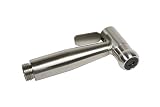 SmarterFresh Curved Bidet Sprayer Head Only, Stainless Steel Brushed Nickel Diaper Sprayer Bidet Head