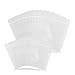 ERKOON 200 Pieces Small Clear Ziplock Bags 2 x 3 Inch and 3 x 4 Inch Resealable Zipper Poly Bags Ziplock Storage Plastic Zip Bags for Jewelry, Candy, Pill, Beads