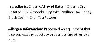 Teas Unique Matcha Almond Butter, Chai Tea (11 Ounce) - Thumbnail 2