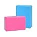 OTW Yoga Block(2 Pack) High Density EVA Foam Blocks for Yoga/Pilates/Meditation, Non-Slip Surface for Improve Stretching and Aid Balance and Flexibility