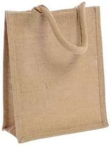 Tote Bags Small Jute 9" x 4" x 11" (W x D x H) 6 Per Bag