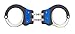 ASP Identifier Ultra Double-Locking Hinged Handcuffs, Colored Handcuffs, Forged Aluminum Cuffs, Professional Grade Equipment and Tactical Gear, Blue