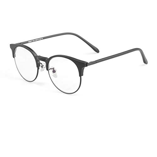 Blue Light Filter Computer Reading Gaming Glasses Acetate Round Frame Relieve Headaches-Dry eyes Unisex +0.0 eyeglasses