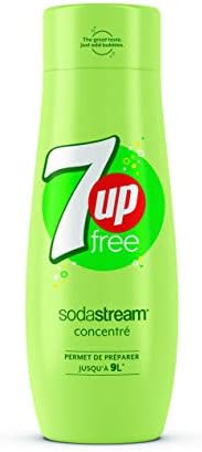Sodastream Pack Spécial Machine Spirit Noire Plastique, Une Bouteille 1L, Une Bouteille FUSE 7UP et 2 Concentrés 7UP