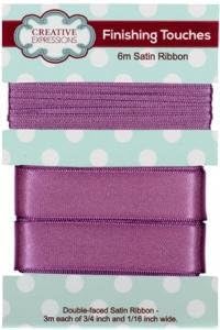 Creative Expressions - Satin Ribbon - Amethyst by Finishing Touches