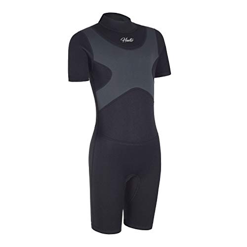 Hevto-Shorty-Wetsuits-Kids-and-Youth-3mm-Neoprene-Short-Sleeve-Surfing-Swimming-Diving-Suits-Back-Zip-for-Water-Sports