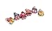 Naovio Kids Wooden Megnetic Train Toys Train Collection Compatible Toy Set with Magnetic Connection Train Toy Set,6 Pcs of Carriages