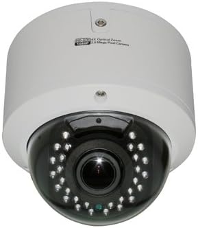 iPower Security SCCAMCVI10 Indoor Outdoor HD-CVI 2.0MP 1080p Dome Vandal-Proof Security Camera (White)