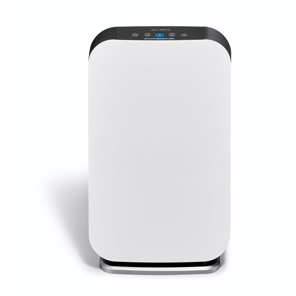 Alen Air Purifier BreatheSmart Flex HEPA with Fresh Filter + Carbon | 1400 Sq. Ft | Perfect for Bedrooms & Home Offices - Captures Allergens, Dust, & Mold + Household Odors & Smoke - White