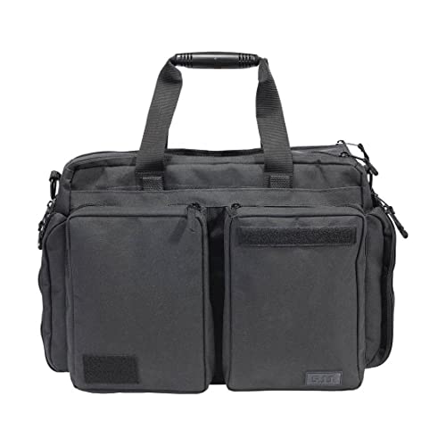 5.11 Tactical Unisex Side Trip Briefcase, 32L Spacious Carry Bag for Travel, Black, One Size, Style 56003