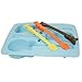 HDE Guitar Shaped Music Party Silicone Jello Chocolate Mold Ice Cube Tray with 3 Neck Drink Stirrers
