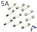 okk Pack of 10 pcs T5a 5A 250V Ceramic Fuses 5 x 20 mm (5amp)