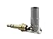 [2pcs] 3.5mm Stereo Right Angle Male Plug and 3.5mm Stereo Straight Male Plug Gold Plated Solder Connector [Wv-lstp-2ls]