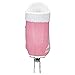 Lake Placid Starglide Girl's Double Runner Figure Ice Skate, Pink/White, Y10