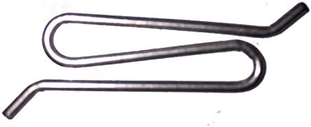 Everflush Toilet Refill Tube Clip, Stainless Spring Steel S-Hook for Overflow Pipe to Refill Tube Connector (pack of 5)