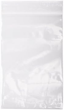 Owlpack Clear Zipper Poly Bag | 2 Mil Reclosable Storage For Jewelry, Crafts, Seeds | Resealable Shipping Supplies (4 x 6 Inches, Pack of 100)