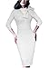 Donsane Women's Celebrity Vintage Bowknot Party Cocktail Stretch Bodycon Pencil Dress