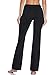 HISKYWIN Side Pockets Yoga Pants 4 Way Stretch Tummy Control Workout Running Pants, Long Bootleg Flare Pants HF201-Black-XLthumb 4