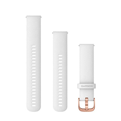 White Band with Rose Gold Hardware