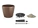 Lechuza 13183 Classico Color 21 Self-Watering Planter, Nutmeg Matte
