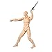 Action Figure Model,Tulas Human Mannequin male/female Set with Model Gun and Sword, Different Gestures,Special Display Base, Suitable for Sketching, Painting, Drawing, Artist, Cartoon Figures Action.