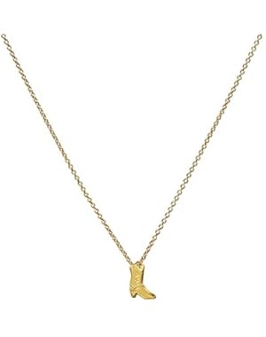 Kick Ass, Cowboy Boot Chain Necklace, 16