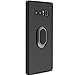 WATACHE Galaxy Note 8 Case, Ultra Slim Thin Flexible TPU Shockproof Protective Cover Case with Magnetic 360 Degree Rotating Ring Holder for Samsung Galaxy Note 8 (Black)