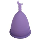 Hengsong Reusable Feminine Protection Cup Menstrual Cup 12 Hours (big, purple)